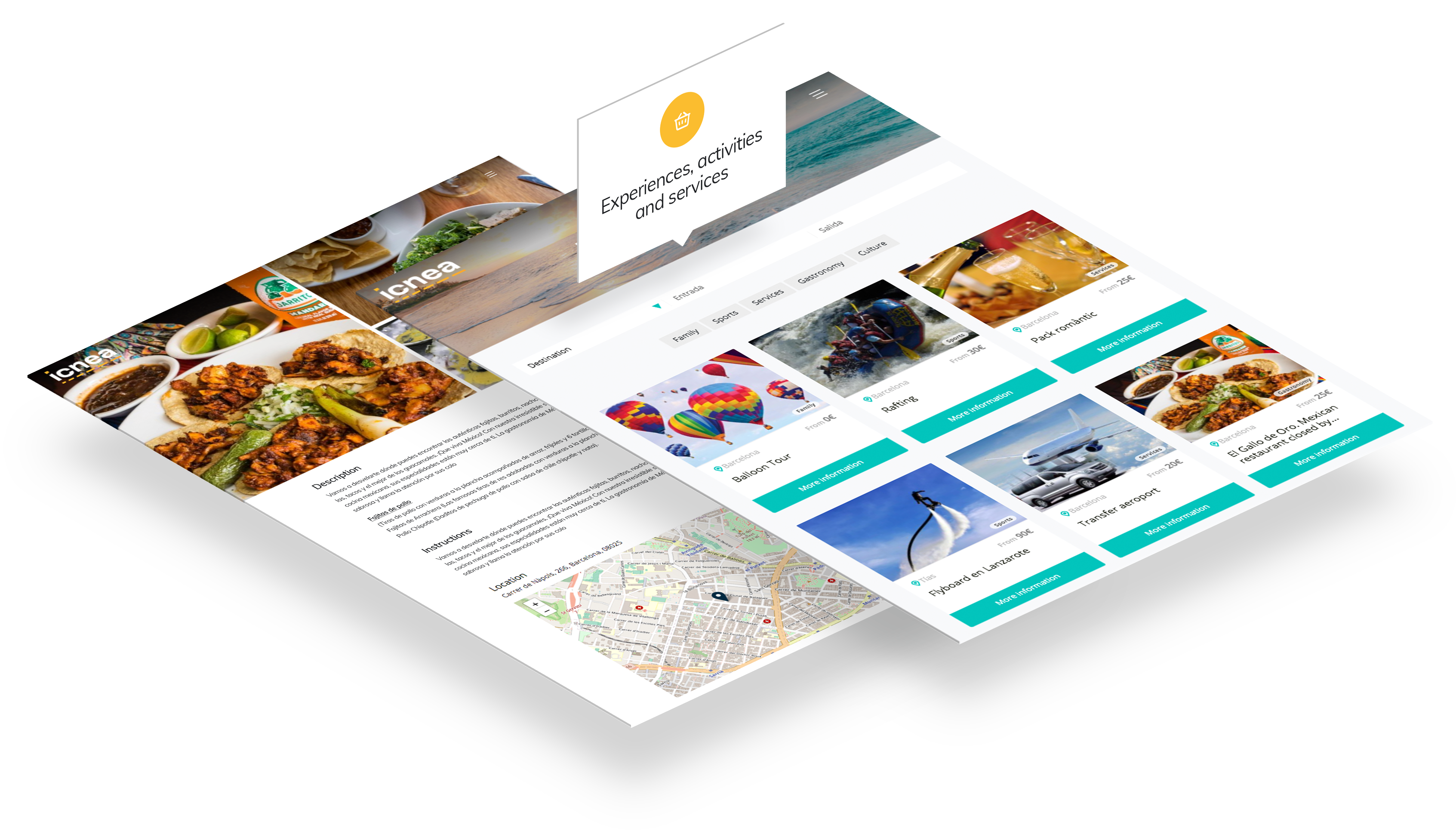 Catalogue of experiences